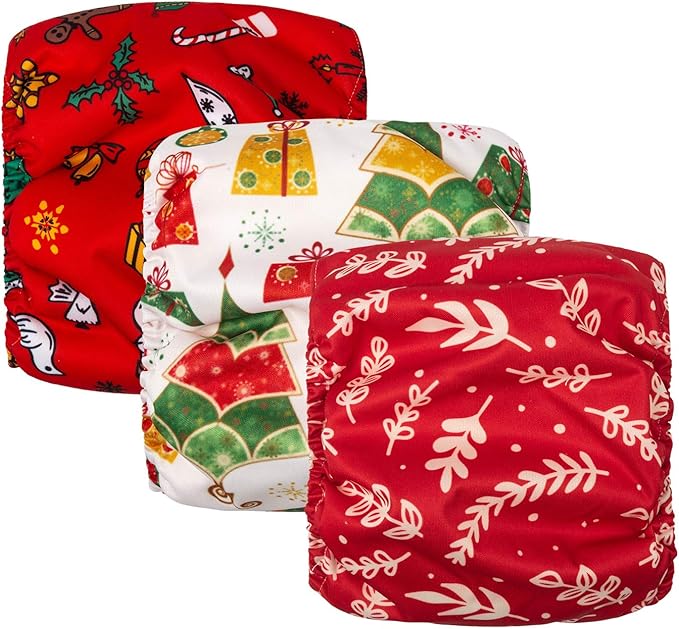 CuteBone Christmas Reusable Male Dog Wraps XL DM17XL-PawvioPets