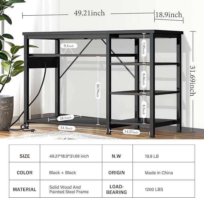 55-75 Gallon Fish Tank Stand: Heavy Duty Aquarium Stand with Power Outlets and Cabinet for Fish Tank Accessories Storage - Metal Frame, 1200LBS Capacity, Suitable for Fish & Reptile Terrariums-PawvioPets