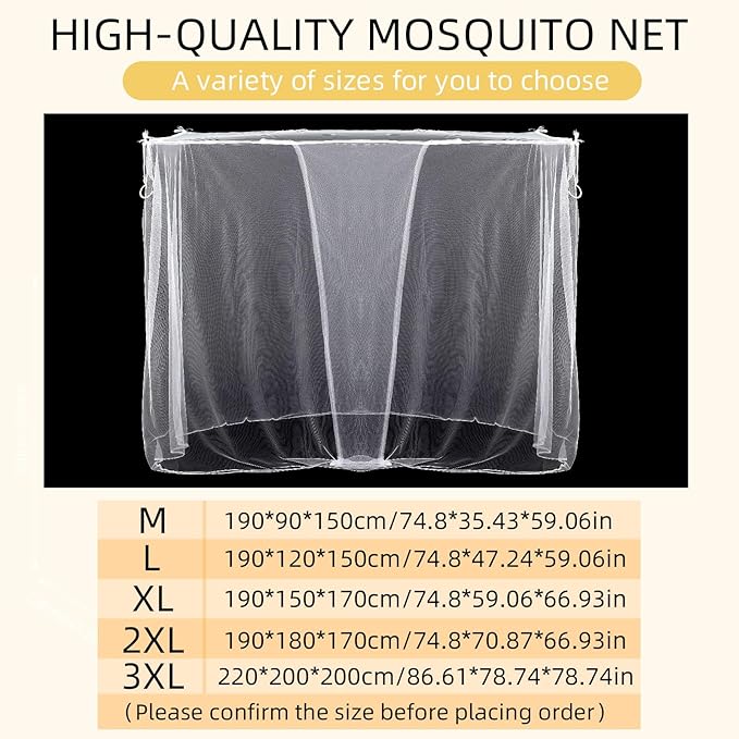 4 Corners Mosquito Net for Mosquiteros para Camas Bed Canopies Netting Bed Drapes Rectangular Mosquito Mesh for Camping Home Outdoor Travel (White,L75 X W59 X H67 Inch,Opening)-PawvioPets