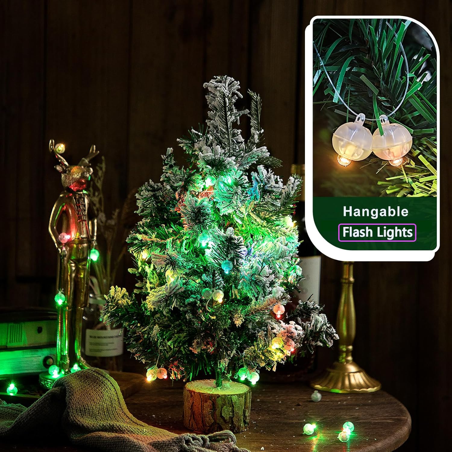 50PCs Mini Led Lights,Flash Led Balloons Light for Party Decorations Neon Party Lights for Paper Lantern Easter Eggs Birthday Party Wedding Halloween Christmas Decoration-Blinking White