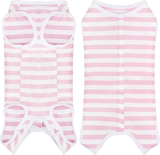 Comprehensive Post-Surgery Dog Recovery Suit: Premium Cotton Protective Wound Care Shirt for Puppies, Cats, and Small Pets - Ensuring Ultimate Comfort, Unrestricted Mobility M-PawvioPets