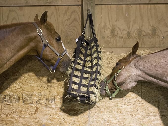 Derby Originals Supreme 4-Sided Slow Feed Hay Bag – Patented, 1-Year Warranty, 3.5" & 1.75" Openings-PawvioPets