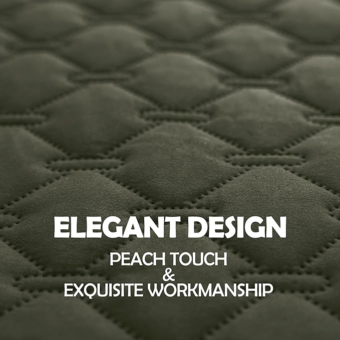 gogobunny 100% Double Sided Waterproof Dog Blanket Soft Pet Bed Cover Reversible Protect Furniture Couch Sofa Car for Puppy Cat Kids (Dark Olive/Light Olive, 30x80 Inch (Pack of 1))-PawvioPets