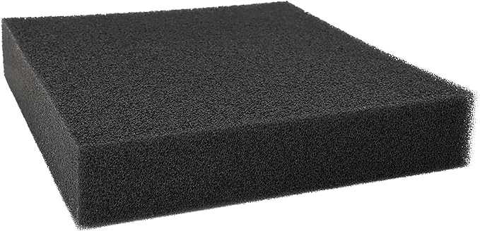 Aquarium Bio Sponge Pad Filter Media for Fish Tank,20/30/40PPI Open Cell Coarse Foam Block Foam Pre Filter Sponge (11" Lx 10.25" W x 2" H 40PPI)-PawvioPets