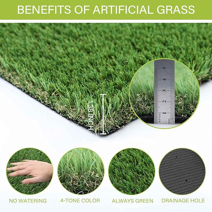 Fake Grass for Dog to Pee on Artificial Grass for Dogs Grass Turf Mats for Puppy Pee Training Dog Pee Pads Extra Large for Dogs 6.5x13FT Dog Supplies Reusable-PawvioPets