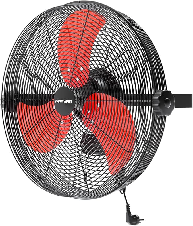 14 Inch Wall Fan Pro Series - Waterproof Motor High Velocity Wall Mount Fans for Commercial, Residential, Warehouse, Covered Patio, Shop, Garage, Barn, Gazebo 3 Speed 3000 CFM UL Safety Listed-PawvioPets