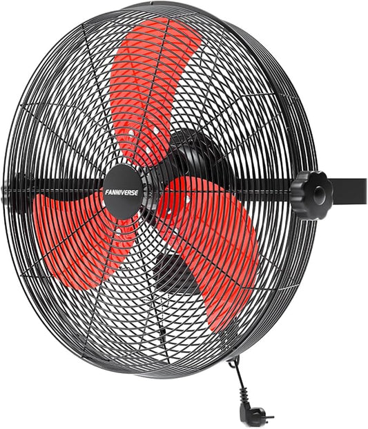 14 Inch Wall Fan Pro Series - Waterproof Motor High Velocity Wall Mount Fans for Commercial, Residential, Warehouse, Covered Patio, Shop, Garage, Barn, Gazebo 3 Speed 3000 CFM UL Safety Listed-PawvioPets