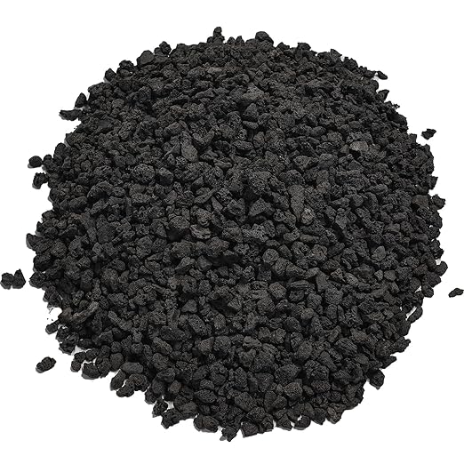 5lbs Small Lava Rocks for Plants Drainage, 1/5 Inch Black Gravel Mulch for House Plants, Succulent Rocks Pebbles for Planters,Cactus, Bonsai Tree, Pure Volcanic Rocks, Top-Dressing-PawvioPets