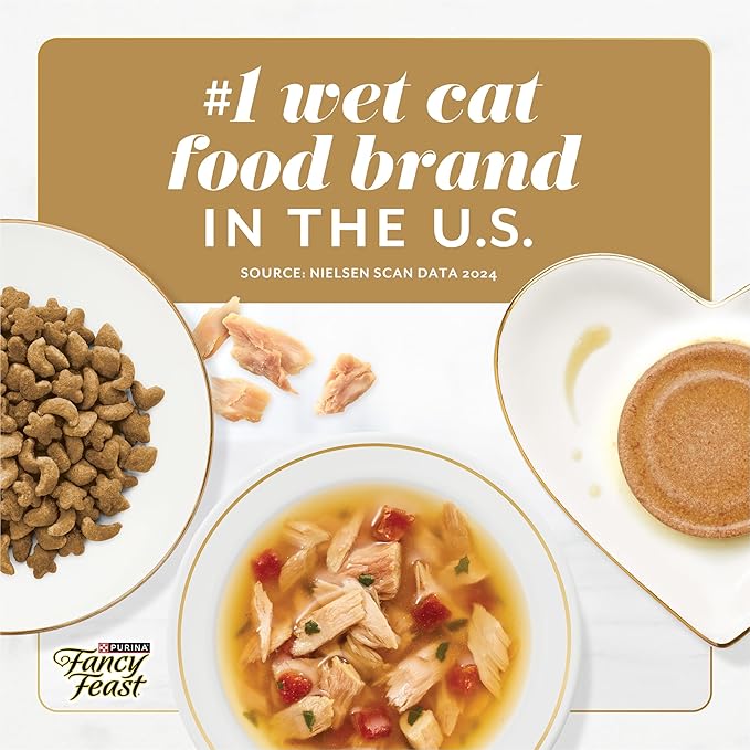 Fancy Feast Gems Pate Cat Food Mousse With Chicken and a Halo of Savory Gravy Cat Food - (Pack of 8) 4 oz. Boxes-PawvioPets