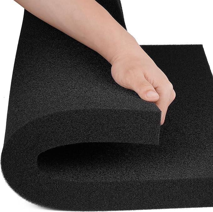 Aquarium Filter Sponge Pad, Filter Media Foam Sponges, Filter Accessories for Fish Tanks and Ponds (18.5"x18.5"x1.6", 50PPI, 1 Pack)-PawvioPets