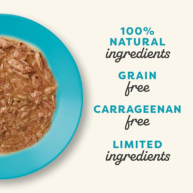 Applaws Natural Wet Cat Food in Gravy, Limited Ingredient Wet Cat Food Pouches, No Additives, Made with Natural Ingredients, Tuna Fillet in Gravy (12 x 2.47oz Pouches)-PawvioPets