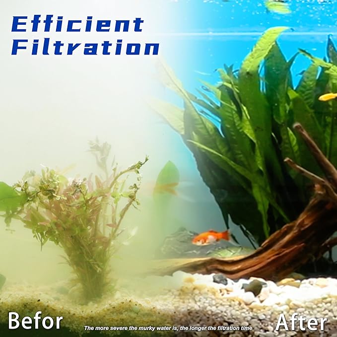 COOSPIDER Aquarium Filter Pond Filter for 100-300 Gallon, 660GPH Powerful Filtration Pump, Submersible Canister Filters for Fish Tank, Turtle Tank, Cold Plunge, Ice Bath Tub, Wavemaker, Oxygen Supply-PawvioPets