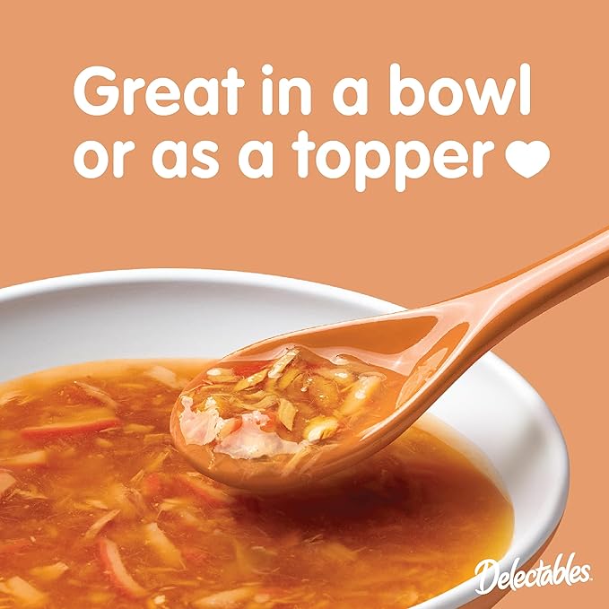 Delectables Savory Broths Lickable Wet Cat Treat Variety Pack, 12Count(Pack of 1)-PawvioPets