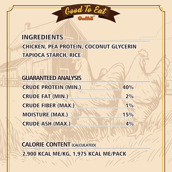 Gootoe Chicken Dog Treats – Chicken Dipped Sticks 1.5 lb – All Natural, Grain-Free, Low Fat, Premium Training Chews, Healthy & Easily Digestible-PawvioPets
