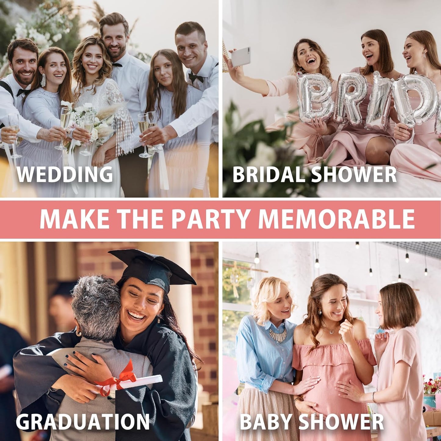 Advice and Wishes Cards Box, 50 Pcs Birthday Wedding Baby Shower Advice Cards, Well Wishes Box for Birthday Party Graduation Bridal Shower Retirement Party, Anniversary(Blue Bow) -A01