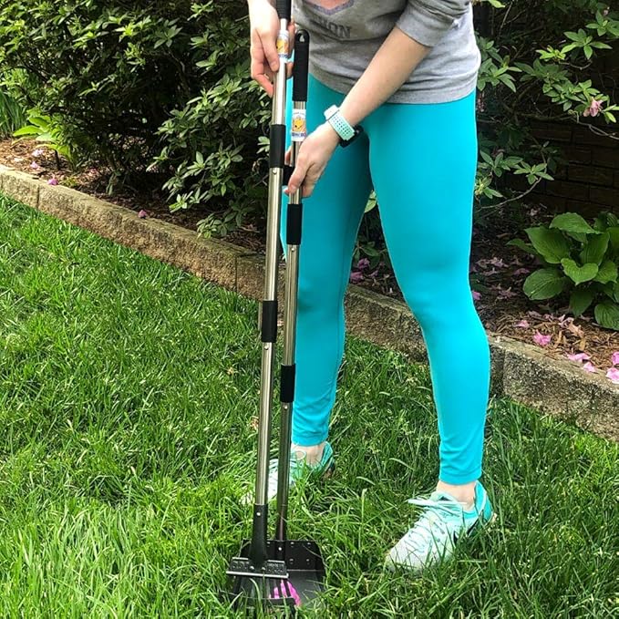 Bodhi Dog Pooper Scooper for Small to Large Dogs - Heavy Duty Metal Long Handle Tray & Rake Poop Scoop - Durable, Rust-Resistant, Great for Grass, Streets, Gravel & Outdoor Cleanups-PawvioPets