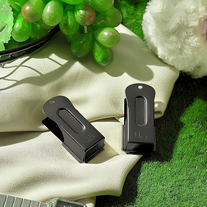 2 Pieces Brass Pet Training Clicker Signaling Cricket Clicker Metal Dog Clicker for Puppy Cats Trainer Pet Owners (Black)-PawvioPets