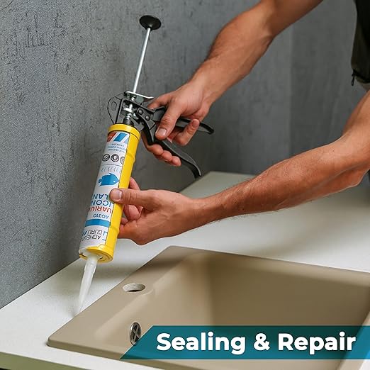 Aquarium Silicone Sealant Clear (2x10.5 floz) 100% Silicone, Waterproof Aquarium Safe, Non-Toxic Fish Tank Glue, Solvent Free, Rapid Curing, Strong Adhesion, Transparent, 2 Pack-PawvioPets