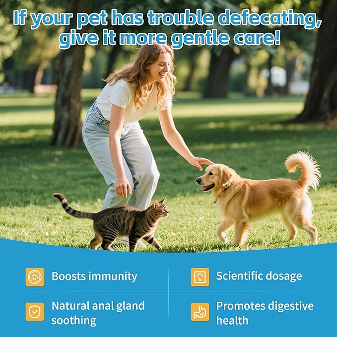 Cat Constipation Relief - Chewable Tablets - with Pumpkin, Psyllium Husk, Prebiotics & Probiotics - Supports Gut Hydration, Bowel Regularity & Immune Health - 120 Tablets-PawvioPets