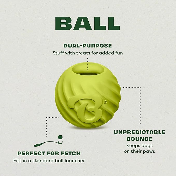 Benebone 3-Pack Ball/Bone Medium/Pawbler-PawvioPets