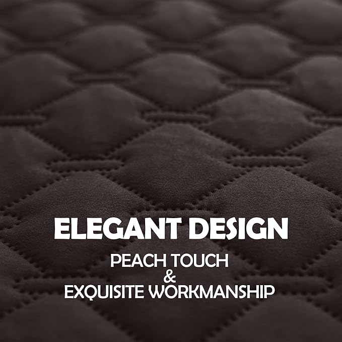 gogobunny 100% Double Sided Waterproof Dog Blanket Soft Pet Bed Cover Reversible Protect Furniture Couch Sofa Car for Puppy Cat Kids (Dark Coffee/Light Coffee, 30x80 Inch (Pack of 1))-PawvioPets