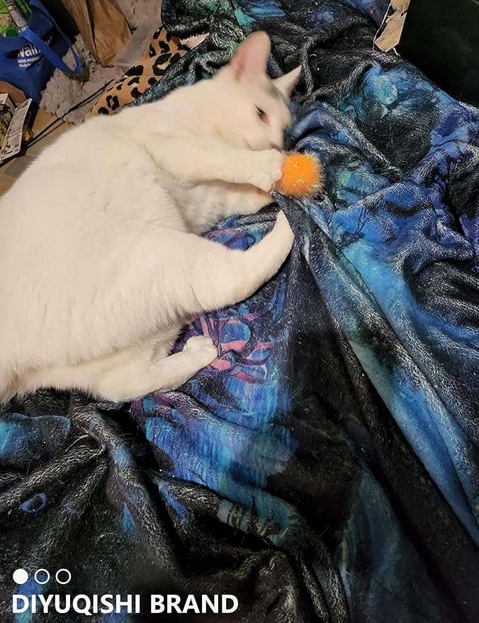 100-Pack Cat Toy Balls – Soft Fuzzy Toys for All Cats to Play and Exercise Indoors (1.5 inch, Cat Toys Pro Collection)-PawvioPets