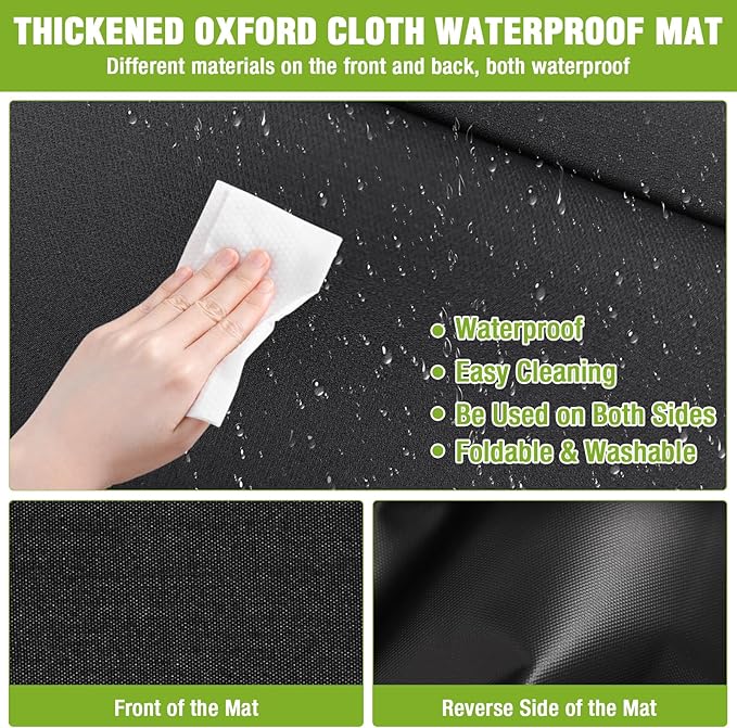 Bunny Playpen Indoor & Outdoor, Rabbit Playpen with Waterproof Liner, Extension Guinea Pig Cages for Small Animals (Playpen Only)-PawvioPets