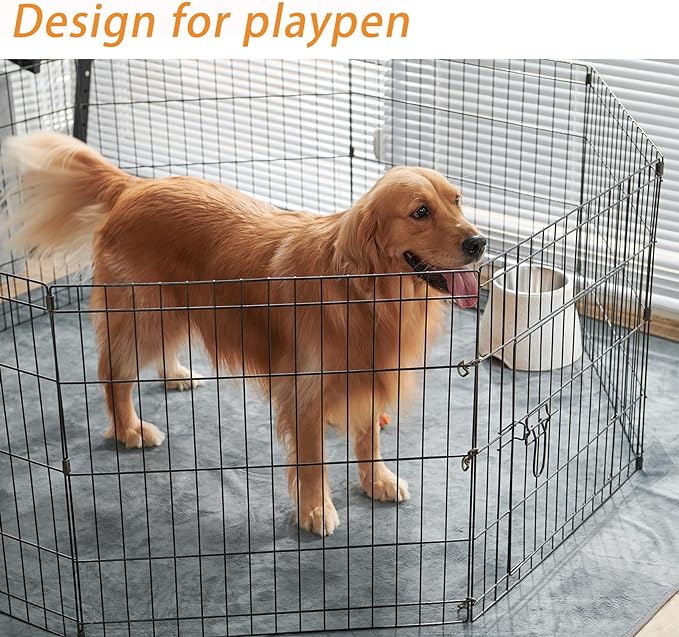 Dog Pee Pad Washable Extra Large, 72x72 Instant Absorb Training Pads, Non-Slip Pet Playpen Mat Waterproof Reusable Floor Mat for Puppy, Senior Dog Whelping Incontinence Housebreaking-PawvioPets