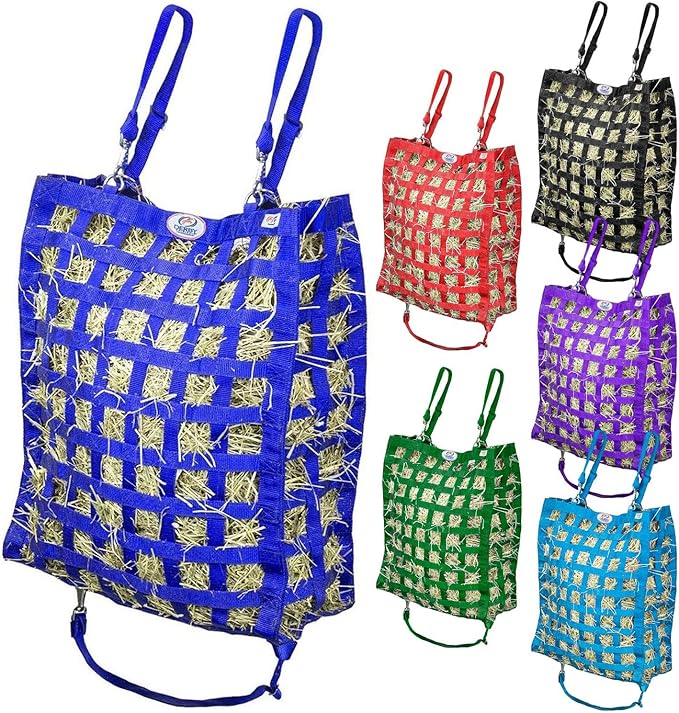 Derby Originals Superior Slow Feeder Horse Hay Bag with Super Tough Bottom and 1 Year Warranty-PawvioPets