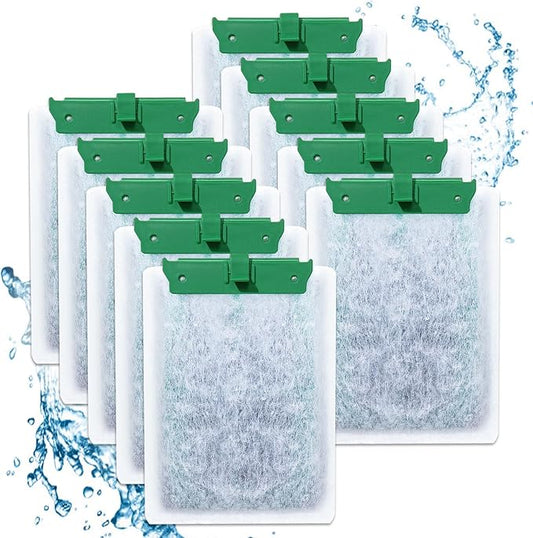 10PCS Medium Filter Cartridges Compatible with Tetra Whisper Bio-Bag Filter Cartridges Medium for Aquariums 10i IQ10 PF10, Fish Tank Filter Cartridges Power Filter Replacement for Tetra Filter-PawvioPets