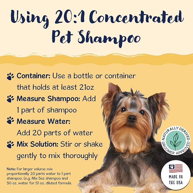 Bobbi Panter Outdoor Dog Shampoo - Made in USA - All Natural Formula for Soothes Itchy Skins - Concentrated 16:1 for Professional Grommers - Camomile Scent, 13 Oz (Case of 12)-PawvioPets