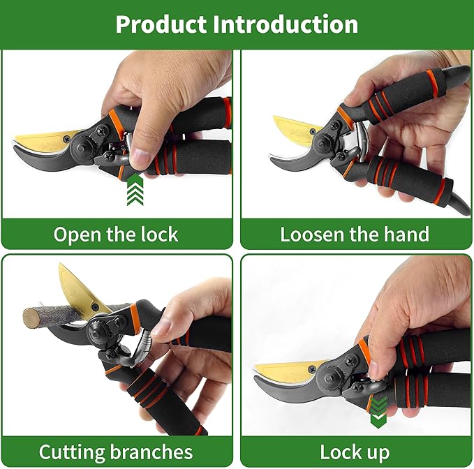 Gardening Tools – 42 Piece Premium Gardening Tool Set,Heavy Duty Hand Tools with Fashion Garden Tools Organizer Handbag,Rust-Proof Gardening Tool Kit, Ideal Gardening Gifts for All (Green/Grey)-PawvioPets