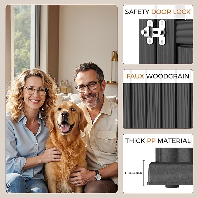 Dog House - Resin Outdoor Dog Kennel with Ventilated Design, Waterproof Dog Bed Shelter for Backyard, Garden & Patio-PawvioPets