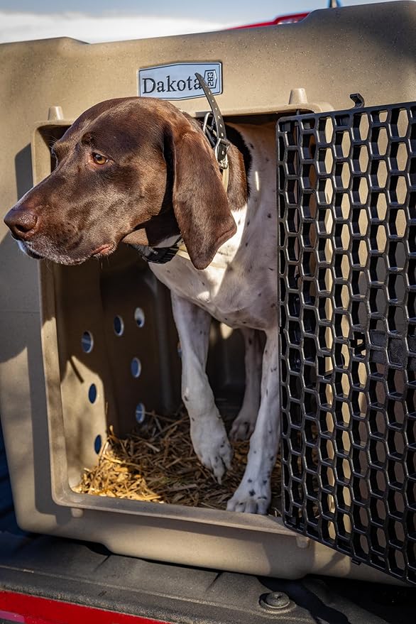 Dakota 283 Crate - Canine Rough and Tough Economy Kennel (Coyote Granite, Large)-PawvioPets