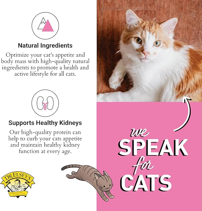 Dr. Elsey's cleanprotein Pork Cat Kibble 2lb. Bag-PawvioPets