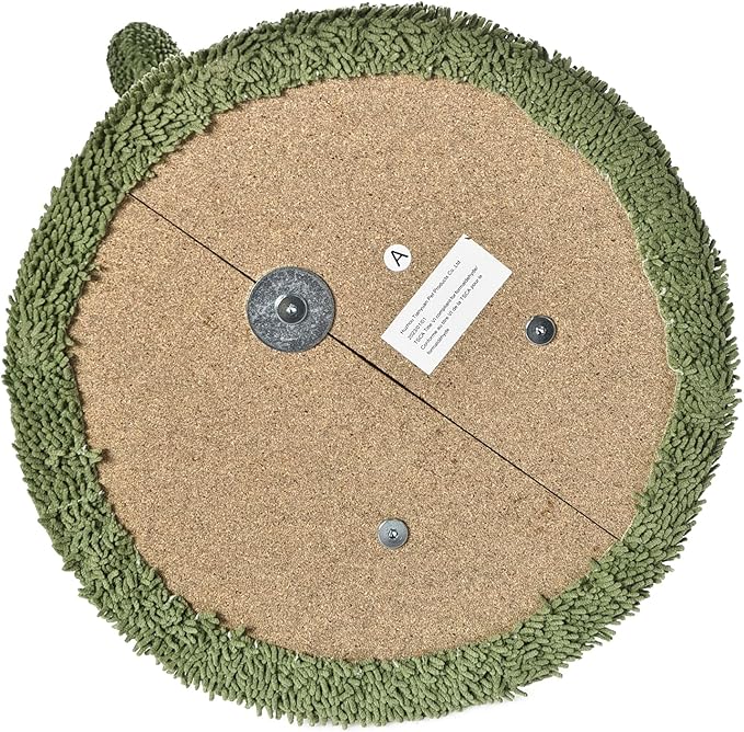 Amazon Basics Cat Scratcher - Indoor Cactus Triple Posts Cat & Kittens Scratching Post with Dangling Ball, Small (22.4"H) - Green-PawvioPets