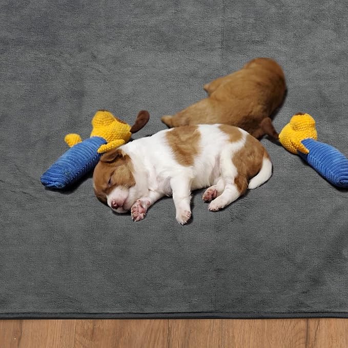 Dog Pee Pad Washable Extra Large, Instant Absorb Thicker Training Pads Non-Slip Pet Playpen Mat, Waterproof Reusable Floor Mat Ideal for Puppy Senior Dog Whelping Incontinence Housebreaking 65x48 Inch-PawvioPets