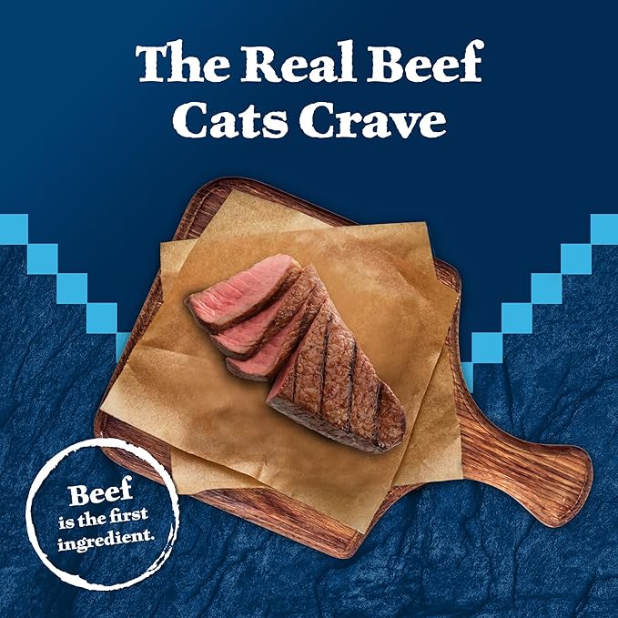 Blue Buffalo Wilderness Adult Dry Cat Food, Rocky Mountain Recipe, Chicken-Free & Grain-Free Recipe Made with Natural Ingredients, Red Meat, 4-lb Bag-PawvioPets