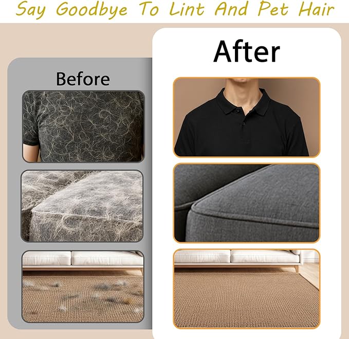 2Pcs Pet Hair Removal Gloves, Reusable Pet Cat Dog Hair Removal Grooming Gloves, Electrostatic Cat Grooming Glovee for Hairs Removals, for Couch, Furniture, Carpet, Car Seat-PawvioPets