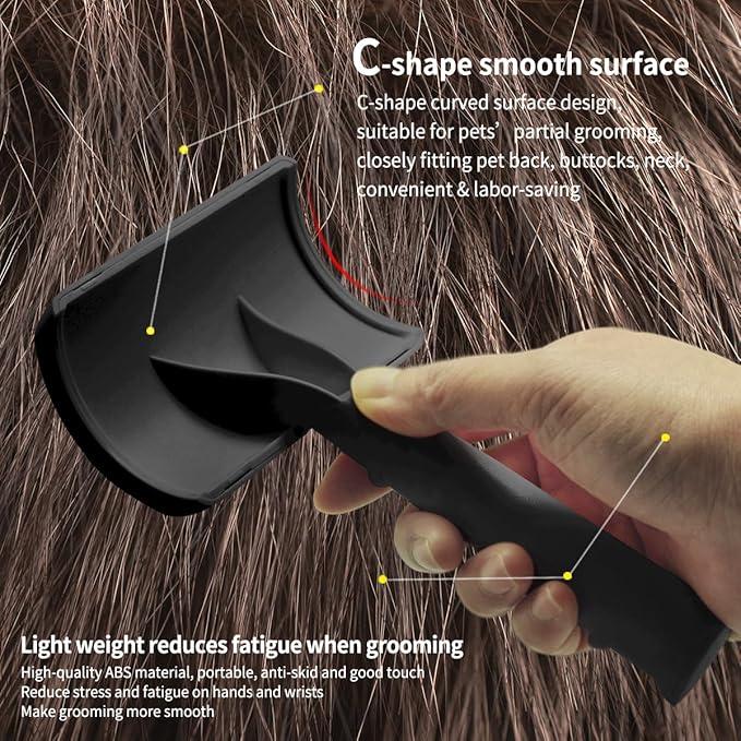 Dog Slicker Brush for Poodles,Doodles,Goldendoodles Grooming Fluffy Shedding Tangles Mats Knots Easy and Quick Best Dog Slicker Brush for Long Thick Curly Coat Labradoodles Dematting.25mm(1'')-PawvioPets