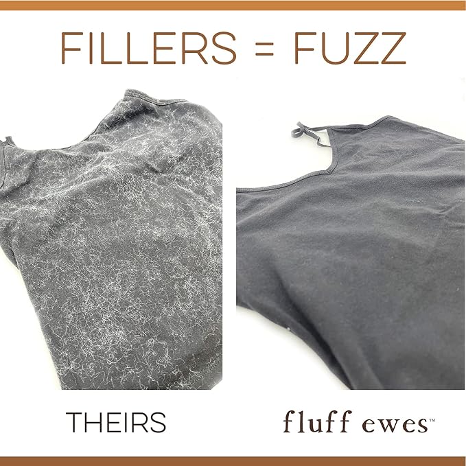 Fluff Ewes Wool Dryer Balls 3 Pack Premium New Zealand Wool Laundry Balls for Dryer, No Static Dryer Balls Laundry Reusable Cute - XL Wool Dryer Balls Cute, Baby Dryer Balls for Dryers - Lights-PawvioPets