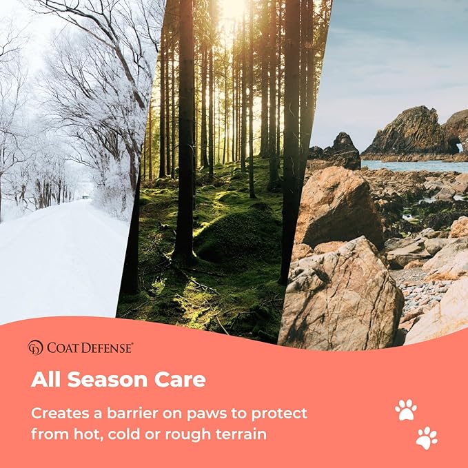 COAT DEFENSE Something Better Balm | Made in USA | Nose & Paw Balm | Lick Safe, Healing and Deeply Moisturizing | Paw Soother for Dogs & Dog Skin Soother (1.5 OZ)-PawvioPets