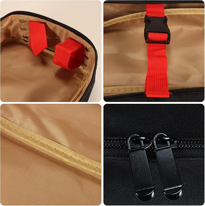 Asooll Horse Tail Extension,Horse Harness Bag,Black-PawvioPets