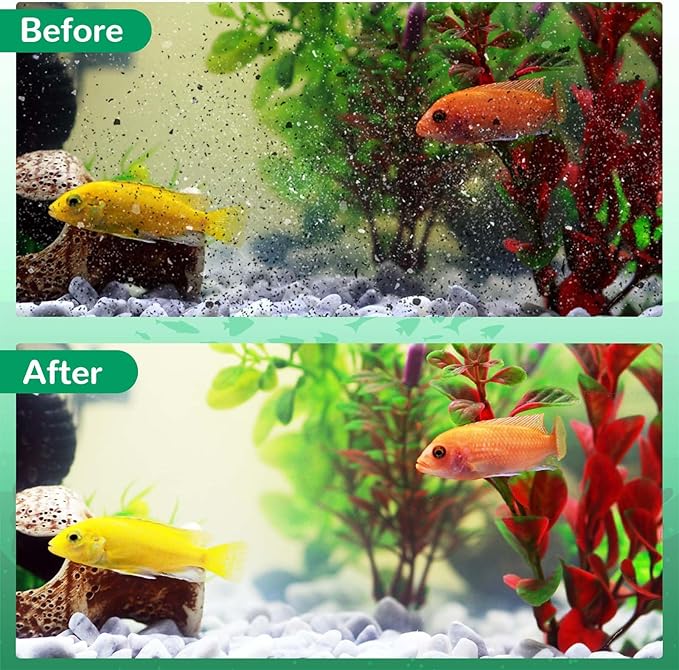 6 Pack Medium Aquarium Filter Cartridge for Whisper Bio Bag Power Filters, Medium Filter Cartridges for Repto Filter-PawvioPets