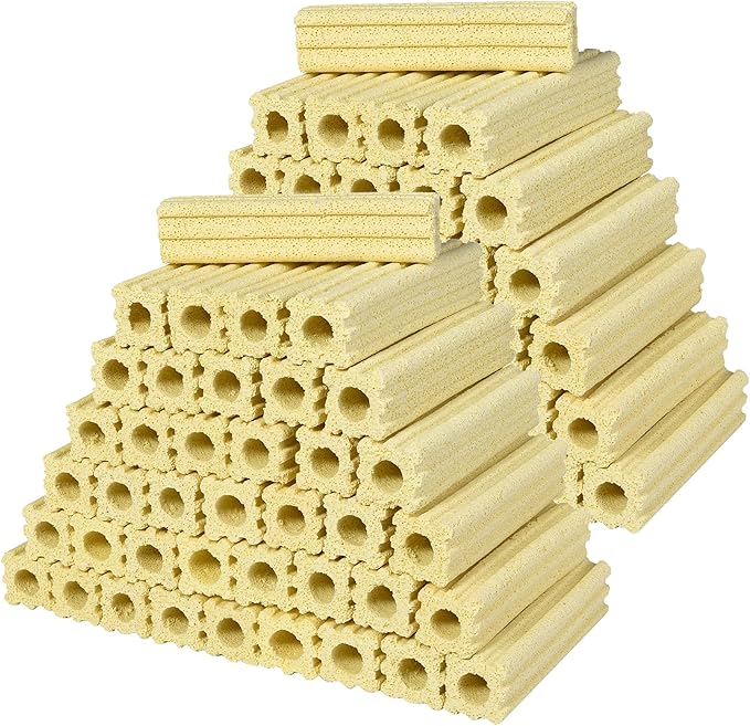 42pcs 6.1 Inch Aquarium Ceramic Bio Filter Media,Ceramic Bio Media Blocks for Fish Tank and Koi Pond-PawvioPets