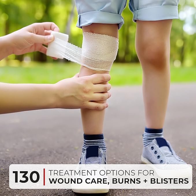 First Aid Kit – 291 Pieces of First Aid Supplies | Hospital Grade Medical Supplies for Emergency and Survival Situations | Ideal for Home, Car, Trucks, Camping, Hiking, Travel, Sports, Pets, Hunting-PawvioPets