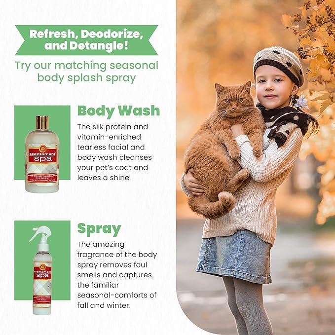 Best Shot Scentament Spa Seasonal Facial & Body Wash, Hot Toddy, 1 Gallon-PawvioPets