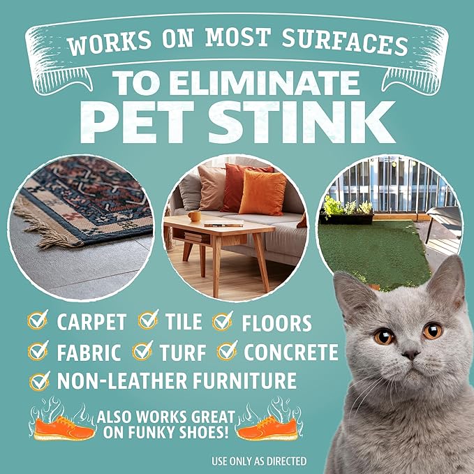 Angry Orange Pet Odor Eliminator Concentrate for Cat Urine and Smells - Fresh Scent - 8 oz (Makes 128 oz of Cleaner)-PawvioPets