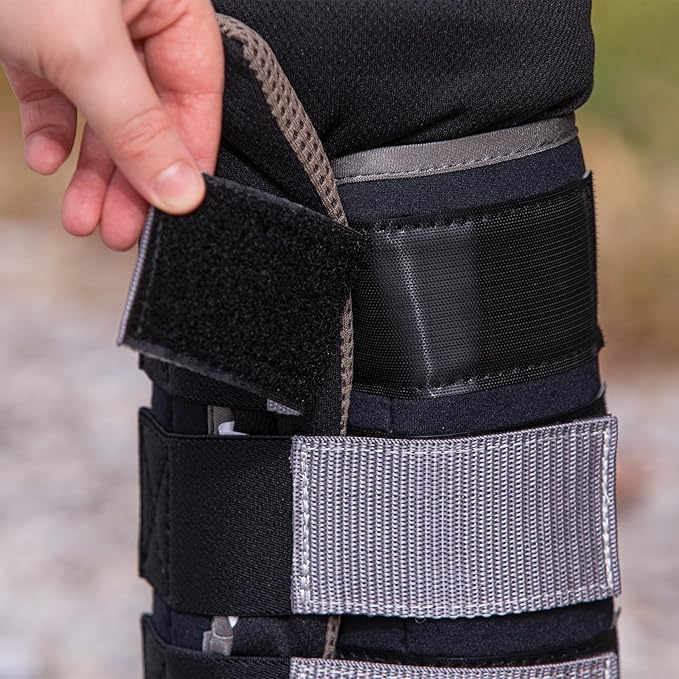 Dura-Tech Stable Quick Wraps for Horses | Ultimate Comfort & Protection for Equine Legs | Enhanced with Far-Infrared Technology | Perfect for Trailering or Stabling | Size Medium-PawvioPets