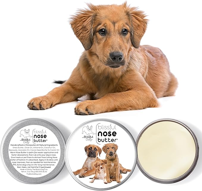 3 Cute Puppies Unscented Nose Butter - Dog Nose Butter, 1 Ounce-PawvioPets
